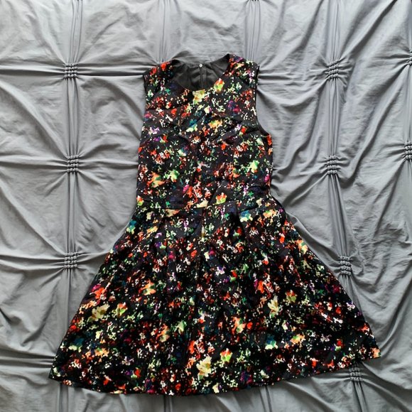 Abstract Fit and Flare Dress - Picture 2 of 2